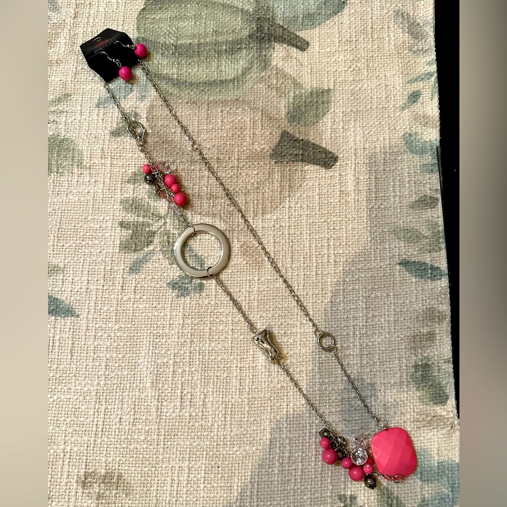 Necklace and earring set.